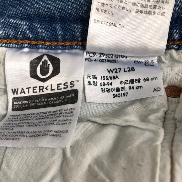 Levi's 501 Skinny jeans sz 27 - Picture 4 of 8